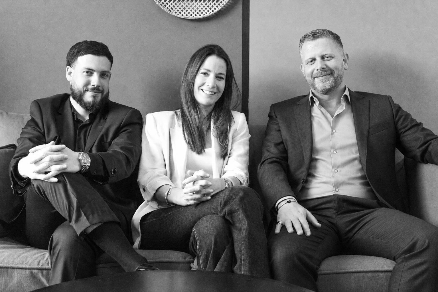 Siméon, Christelle et Maxime, fondateurs d’Immolia